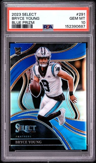 2023 Bryce Young 2023 Panini Select #291, PSA 10 — Front