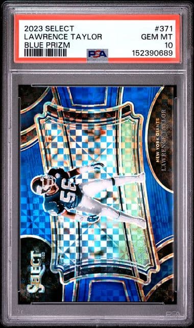 2023 Lawrence Taylor 2023 Panini Select #371, PSA 10 — Front